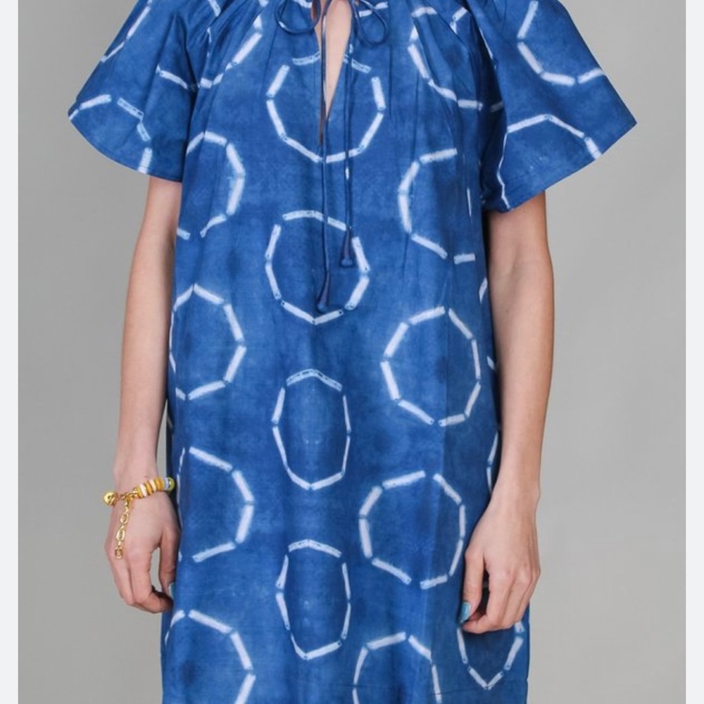 APIECE APART Sur Mini Dress Shibori Tie Dye XS